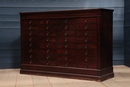 Louis Philippe Antique mahogany notary office cabinet