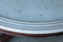 style Louis-Philippe Marble Top Center Table