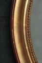 Louis Philippe style Oval gilded Frame with Pastel of child