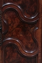 Louis XV style Antique french burl walnut armoire