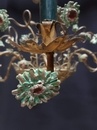 style Louis XVI bronze basket chandelier