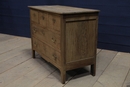 Louis XVI style Chest of Drawers bleached in Oak, France 19th century