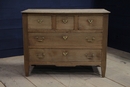 Louis XVI style Chest of Drawers bleached in Oak, France 19th century