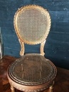 style Louis XVI gilted side chairs