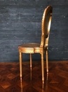 style Louis XVI gilted side chairs