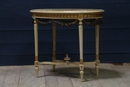 Louis XVI style Oval wood carved center table