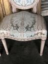 Paire de chaises patinées style Louis XVI France 1900