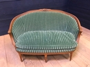 style Louis XVI style rounded sofa