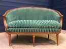 style Louis XVI style rounded sofa