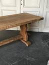 Table de ferme délavée style Monastère en chene, france 1940