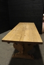 Monastery style Farm Table in oak, France 1920