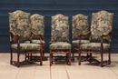 mutton legs oak 2 armchairs and 4 chairs