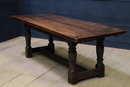 style Nice oak english farm table, England 19 th century