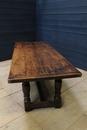 style Nice oak english farm table, England 19 th century