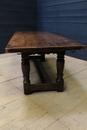 style Nice oak english farm table, England 19 th century