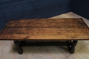 style Nice oak english farm table, England 19 th century