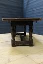 style Nice oak english farm table, England 19 th century