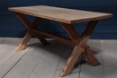 style Oak bleached cluster table 20 th century