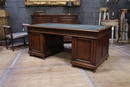 style Oak english desk, England 19 th century