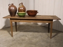 style Oak farm table with square legs