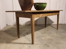 style Oak farm table with square legs