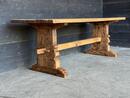 oak trestle table 