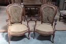 Louis-Philippe style Armchairs in mahogany, France 19th