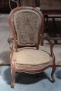 Louis-Philippe style Armchairs in mahogany, France 19th