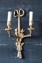 style PAIR LXVI STYLE BRONS SCONCES