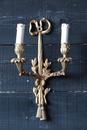 style PAIR LXVI STYLE BRONS SCONCES