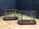 style Pair of glass shop counter