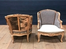 style Pair of LXV bergere 20th century