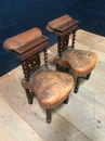 style Pair of smoking chairs