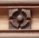 style pine open bookcase in wood, France 19th century