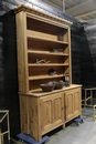 style pine open bookcase in wood, France 19th century