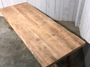 Primitive style Dining Table in Elm Wood, Scandinavian 1950