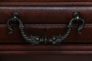 Renaissance style Pair Server with marble tops in Walnut 1880