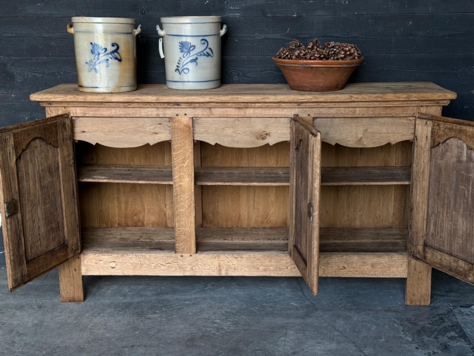 Rustic oak enfilade 