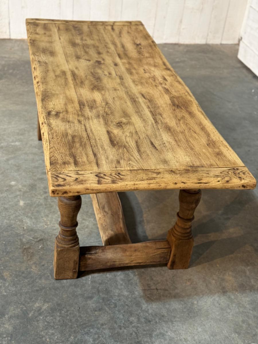 Rustic oak farmhouse table 