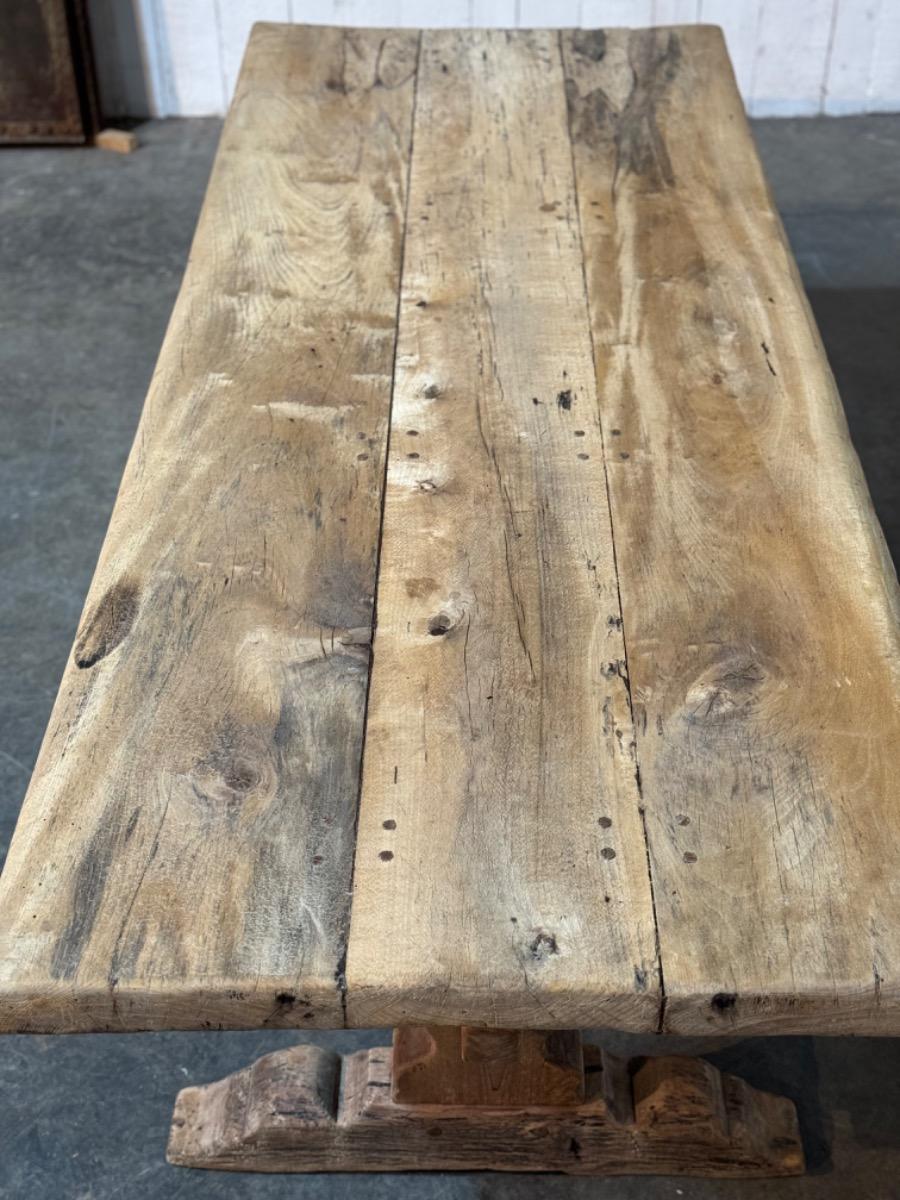 Rustic trestle table 