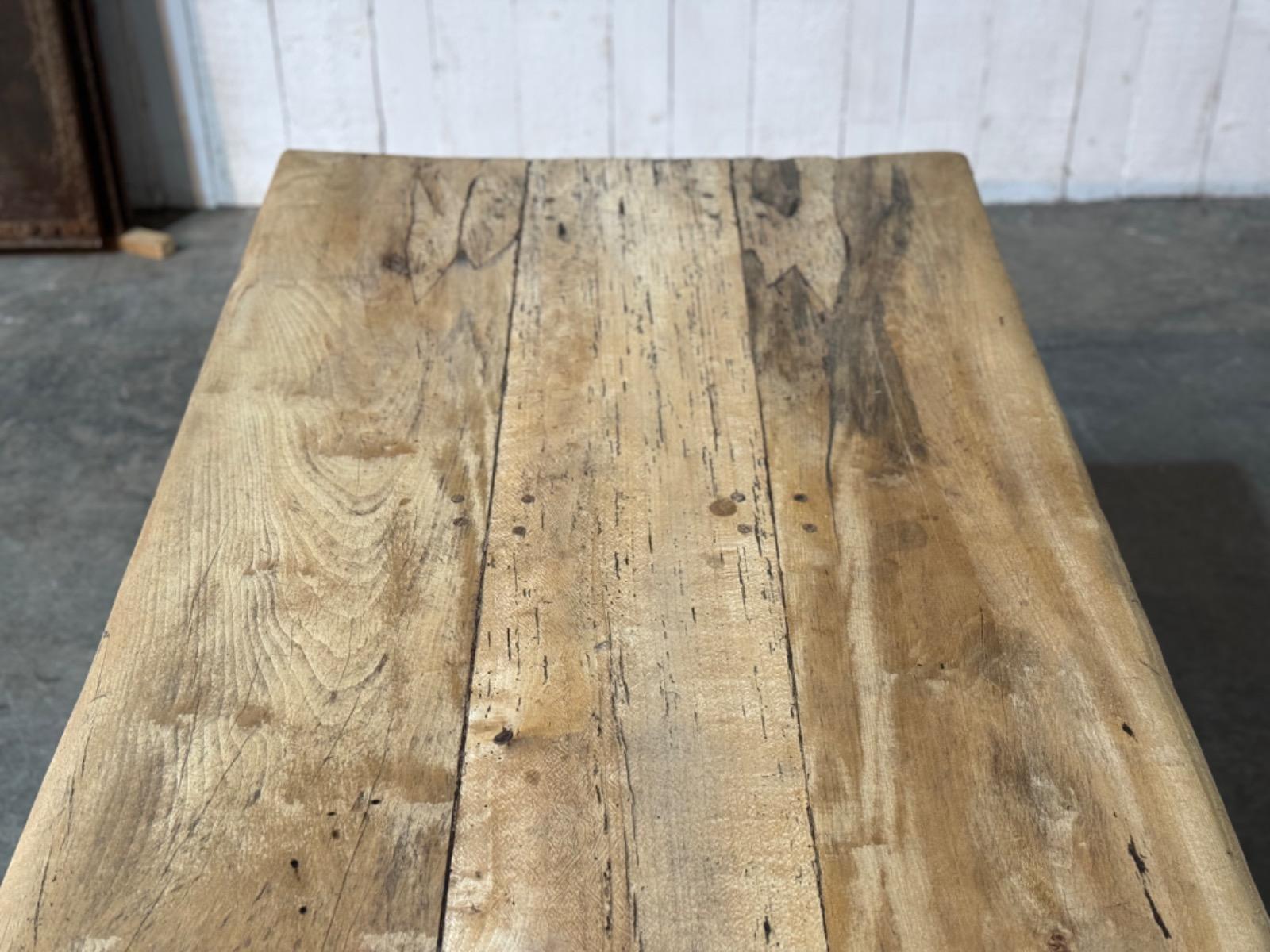 Rustic trestle table 