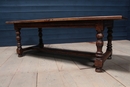 Table de ferme en bois de cendre France 1900