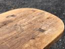 Table de ferme primitive rustique  en Chêne délavé , France 20eme