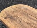 Table de ferme primitive rustique  en Chêne délavé , France 20eme