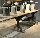 Table de travail industrielle en pin