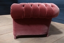 style Vintage chesterfield velvet sofa  1940