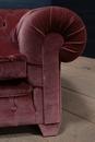 style Vintage chesterfield velvet sofa  1940