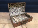 style Vintage leather suitcase