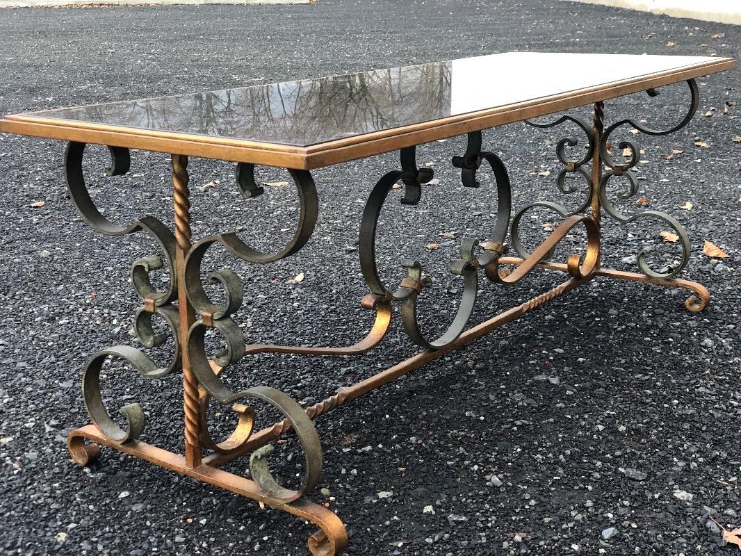 Vintage Wrought Iron Coffee Table Vintage Design European Antique Warehouse