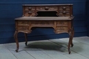 style Walnut Louis XV desk 19 th century